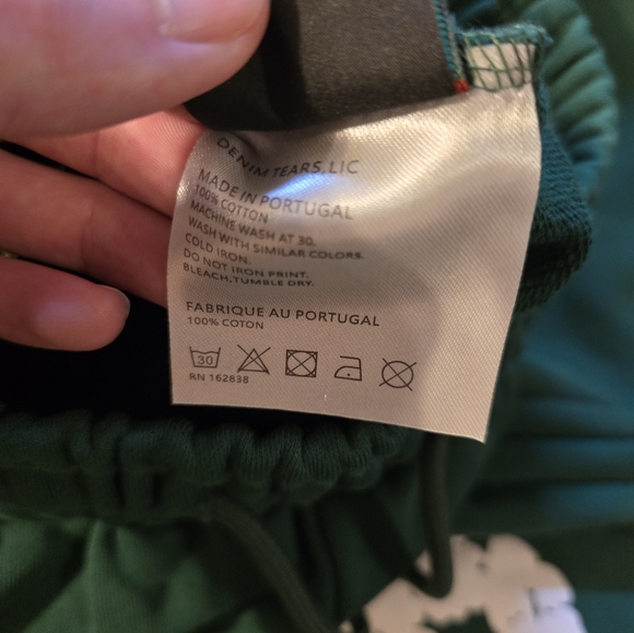 Denim tears sweatpants green - Picture 4 of 4